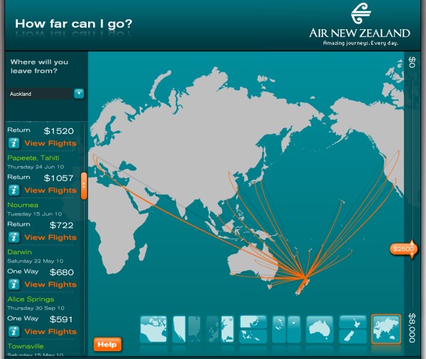 Экспериментатика Air New Zealand